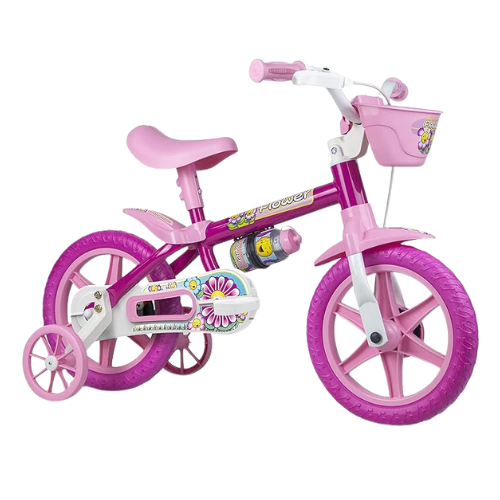 Bicicleta Aro 12 PP Flower